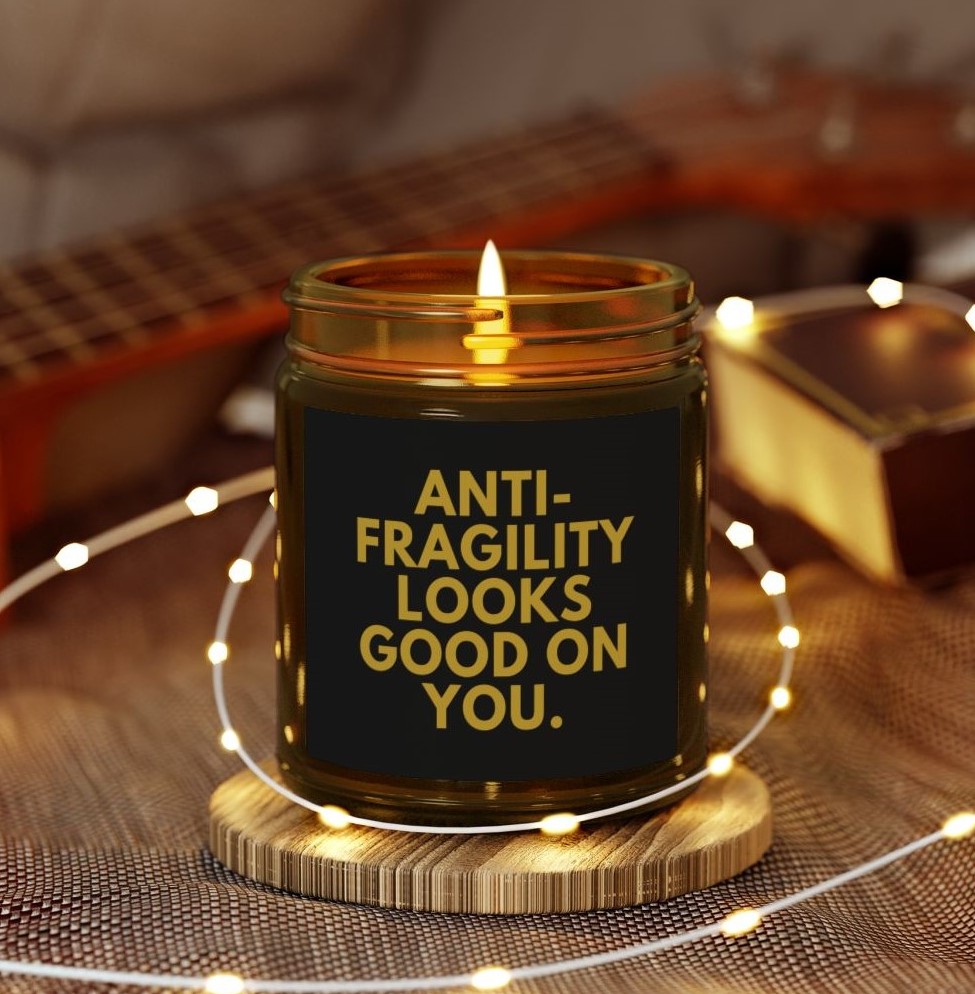 AntiFragilityCo Candle - Anti-Fragility Looks Good On You